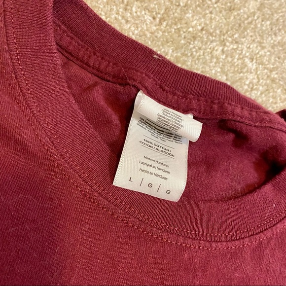 Mens Large Maroon Red Arizona State University Long Sleeve Shirt - Picture 2 of 2